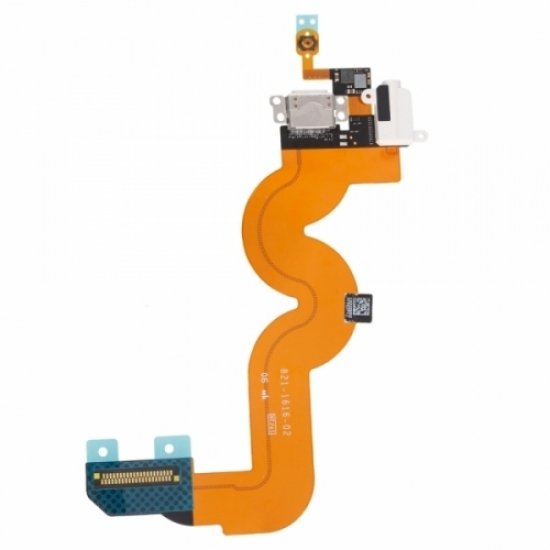 Original Dock Connector Charging Port with Flex Cable for iPod Touch 5 - White